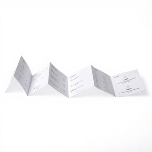 Folleto de Menú de Restaurante Plegable en Dos o Tres Partes, Impresión Offset en Papel de Arte Brillante Personalizado, Folleto Plegable para Catering - Product Image 4