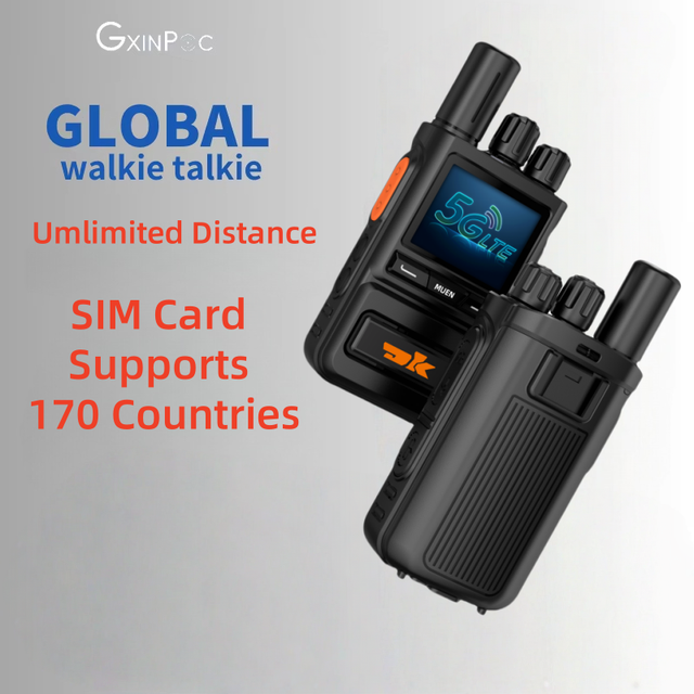 DK-L2 4G LTE Handheld POC Radio Long Range 5000km Wireless Intercom Global Walkie Talkie With SIM Card