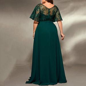 <span class=keywords><strong>Vestido</strong></span> de Noche Nuevo para Mujer, Tallas L-4XL, <span class=keywords><strong>Azul</strong></span> <span class=keywords><strong>Marino</strong></span>, <span class=keywords><strong>Vestido</strong></span> para Fiesta Anual de Anfitriona - Product Image 5