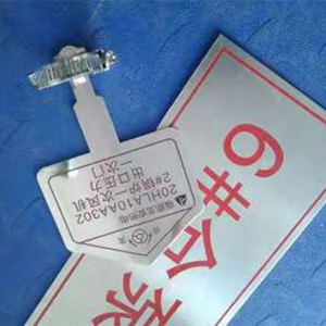 Panneaux de signalisation Xuanqi en acier inoxydable résistant à la corrosion, supports de fixation, panneaux métalliques de sécurité pour centrales électriques - Product Image 3