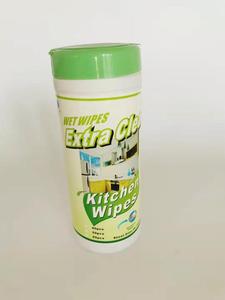 Lingettes de cuisine humides magiques au parfum doux en gros Emballage biodégradable écologique dans des bidons en polyester de 80 pièces Échantillon gratuit - Product Image 3