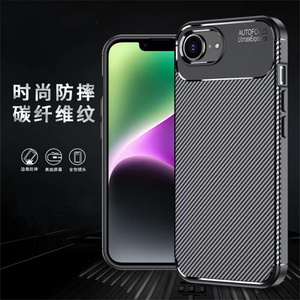 Funda de teléfono con textura de fibra de carbono de TPU para LG G8 ThinQ/V50 ThinQ/V60 ThinQ/V40/<span class=keywords><strong>K40</strong></span>/Stylo7/K92/K52, Funda protectora a prueba de golpes - Product Image 2