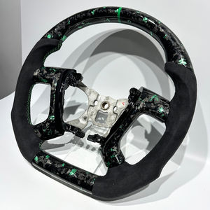 Volant en cuir Alcantara en fibre de carbone forgé vert directement de l'usine pour Chevrolet <span class=keywords><strong>Silverado</strong></span> - Product Image 4