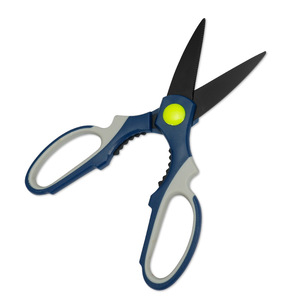 <b>Kitchen</b> <b>Shears</b> Stainless Steel Blue Gray Straight Head For Home Use Meat Fish Cutting - Product Image 1