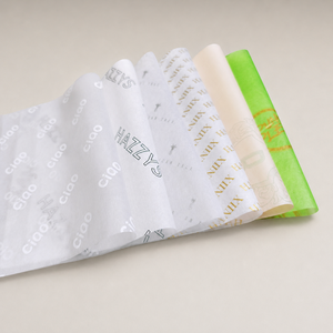 Custom Logo Printed <b>Tissue</b> <b>Paper</b> 50x70cm Luxury Gift Wrapping <b>Paper</b> for Jewelry Packaging and Brand Use gift store - Product Image 1