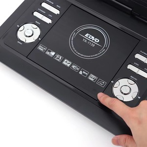 Reproductor de DVD portátil inteligente multiformato con pantalla giratoria para uso en el coche y en el hogar, batería recargable, compatible con tarjetas USB y SD, vídeo HD - Product Image 2