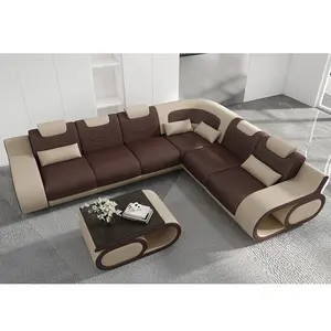 Sectionele Bank L-Vormige Fauteuil Sofa Set Meubels Filipijnen Foto Sofa Design Modern Lederen Bank Voor Thuis