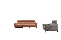 Elektrisches echtleder Modulsofa für Wohnzimmer Theater Liegesessel Sofa 3+2+1 Set leistungsstarke Liegesessel Ledersofas