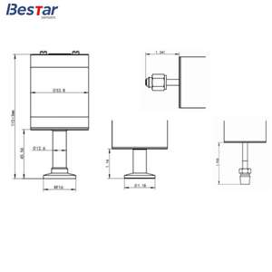 เซนเซอร์ความดันแบบต่างๆสูญญากาศสูง0-1000torr 15-30VDC เกจวัดไดอะแฟรมความจุ0.2% FS สำหรับวัดแรงดันน้ำมัน - Product Image 6