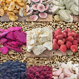 Mix di Frutta Essiccata al Forno Liofilizzata Fichi Kiwi Ananas Pesche Fragole Snack Dolce in Busta Certificato Halal Fabbrica OEM Private Label - Product Image 3