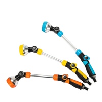 Pulvérisateurs multifonctionnels 8-en-1, pistolet à bulles grande tête, tige extensible, outil manuel à pousser au pouce, capacité de 1000 gallons