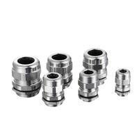 Presse-étoupe en acier inoxydable 316L étanche IP68 PG7 PG9 PG11 PG13.5 PG16 PG19 PG21 PG25 PG29 pour applications électriques