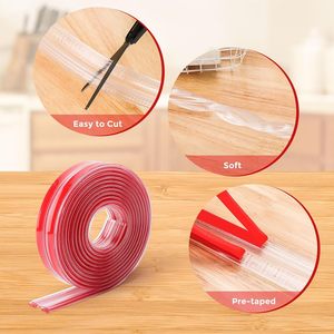 Diaphanous L-Shaped <strong>Corner</strong> Guards <strong>Corner</strong> <strong>Protect</strong> Baby Proofing <strong>Table</strong> Edges Guards 20ft Soft PVC Bumper Strip - Product Image 3
