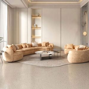2023 Suessen personalizzato bellissimo <span class=keywords><strong>aspetto</strong></span> moderno soggiorno curvo divano a tre posti - Product Image 4