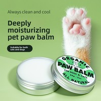 Baume pour pattes de chien et de chat, bio, entièrement naturel, 60g, en boîte, pour le soin des paumes des pattes