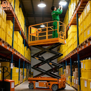 Elevador de Tijera Móvil Eléctrico Hidráulico de 8m/10m/12m, Equipo de Elevación <span class=keywords><strong>para</strong></span> Construcción de Uso Pesado, Precio de Fábrica - Product Image 5