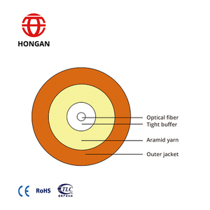 Fibra Optica chế độ đơn 1 lõi trong nhà sợi cáp quang sợi Bím Tóc vá Dây Cáp Thông tin liên lạc LSZH chống cháy - Product Image 2