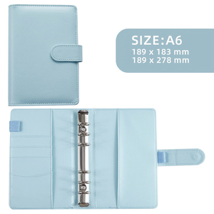 <strong>A6</strong> Custom Planner Money Savings Agendas Organizer Mini Metal <strong>Ring</strong> Budget <strong>Binder</strong> With Cash Tracker Envelopes - Product Image 4