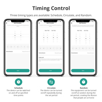 Interruptor Zemismart, Interruptor de Pared Horizontal con Nombre Personalizable, Botón de Presión, Productos para el Hogar Inteligente, Compatible con Tuya, Alexa, Google Home, SAA