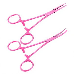 Pinzas Hemostáticas de Acero Inoxidable, Rectas y Curvas, Pinzas de Perforación, Pinza Hemostática Quirúrgica - Product Image 2