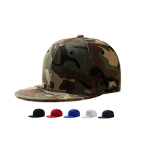 Casquette Snapback Camouflage 6 Panneaux Vierge Personnalisable de Qualité Supérieure, Vente en Gros Usine, Idéale pour la Broderie
