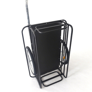 Açık katlanır bisiklet römorku bisiklet bagaj depolama kargo vagon sepeti - Product Image 5