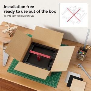 Graveur et découpeur laser bleu CNC AtomStack A24 Pro haute précision, nouvelle machine laser emballée - Product Image 4