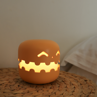 Lampe de nuit fantôme pour Halloween, lampe créative rechargeable à LED, décoration de chambre d'enfant, lampe de table
