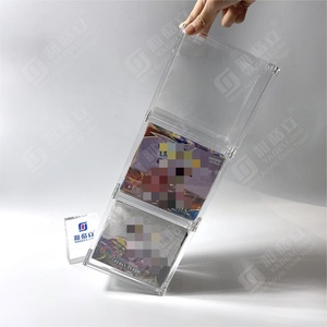 Manufacturer Design Custom Transparent Stackable Clear Display <b>Box</b> <b>Strong</b> Magnetic Acrylic Protector ETB Case - Product Image 5