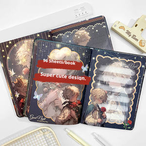 Nuevo Cuaderno de Dibujos del <span class=keywords><strong>Principito</strong></span> B6 con Páginas a Color, Encuadernado con Hilo, Tapa Dura de Imitación de Cuero, Bloc de Notas de Regalo con 100 Hojas - Product Image 4