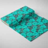 Tissu Voile 100% Coton Peigné Imprimé Floral Personnalisé Léger Popeline pour Robes, Literie et Chemises Garçons et Filles - Grande Vente