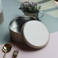 Boîte en fer blanc ronde personnalisée pour chocolats, biscuits, bonbons, emballage alimentaire, boîtes métalliques