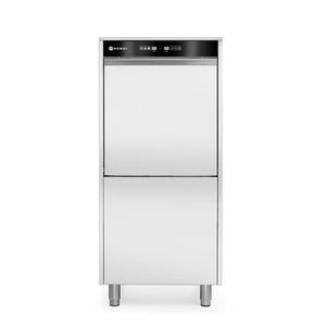 Lave-vaisselle commercial à commande électronique 50x60 avec système de dosage et pompe de vidange pour plateaux et casseroles - Product Image 1