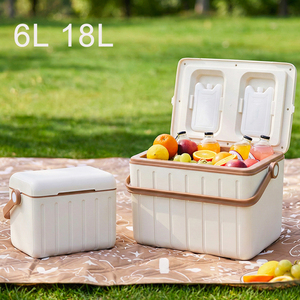 Glacière <span class=keywords><strong>d</strong></span>'extérieur personnalisable – Cadeau promotionnel – Mini glacière avec logo personnalisé pour bière et cola (9 canettes, 6L/13L/18L) – Boîte à glace - Product Image 6