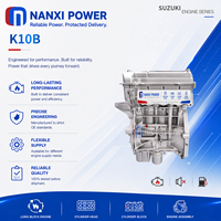 Motor Remanufacturado K10B 1.0L de Gasolina para Alto, Celerio, Splash, Pixo, Bloque Largo