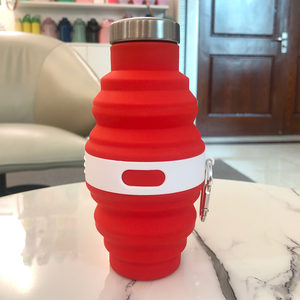 OEM/ODM personalizable color logotipo BPA libre <span class=keywords><strong>de</strong></span> alimentos <span class=keywords><strong>de</strong></span> grado <span class=keywords><strong>de</strong></span> silicona plegable botella <span class=keywords><strong>de</strong></span> <span class=keywords><strong>agua</strong></span> boquilla <span class=keywords><strong>para</strong></span> deportes al aire libre - Product Image 4