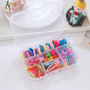 Conjunto <span class=keywords><strong>de</strong></span> regalo para niños, horquilla para niñas, banda elástica para el cabello, tocado bonito para bebé, lazos para el cabello, pinzas para primavera y verano para bebé, accesorios para el cabello Diy - Product Image 5