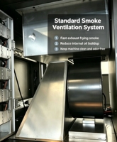 Distributeur automatique de frites sans personnel à fort potentiel de profit avec système de surveillance des revenus en temps réel à distance