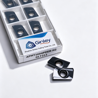 Inserto de Carburo de Tungsteno para Fresado APMT1604PDER-H2 APMT1204 APMT1604 APMT2205 para Acero al Carbono, Acero Inoxidable y Hierro Fundido