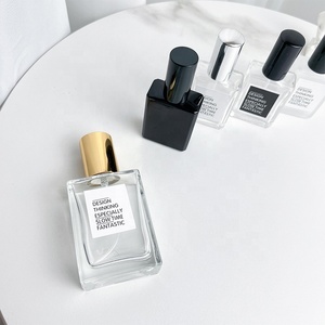 Sang Trọng <span class=keywords><strong>15Ml</strong></span> Phẳng Vuông Rõ Ràng Thủy Tinh Nước Hoa Refill Phun Chai Với Frosted Nhôm Nắp Lâu Dài Hương Thơm - Product Image 6