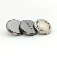Usine de gros personnalisé fer alliage de zinc Jean veste bouton moderne diamant métal boutons-pression bouton Logo Design vêtement