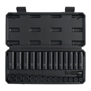 Juego de Llaves de Tubo Zhongfei de 3/8 Pulgadas, 7-19 mm, Acero Cr-V, Kit de Herramientas de Reparación Automotriz, Acabado en Óxido Negro de Grado Industrial - Product Image 1