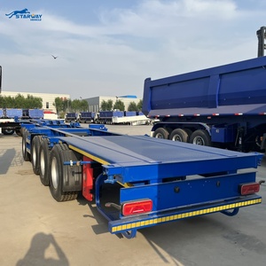 <strong>20</strong> <strong>Ft</strong> to 40 <strong>Ft</strong> Skeletal Container Chassis Skeleton Semi <strong>Trailer</strong> - Product Image 1