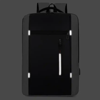 Sac à dos pour ordinateur portable 15,6 pouces personnalisable avec logo, imperméable, en tissu Oxford, pour affaires, décontracté, école, voyage, avec port USB, uni