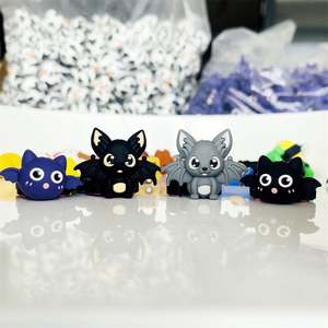 2025 3D citrouille fantôme pieuvre, <span class=keywords><strong>Spider</strong></span>-<span class=keywords><strong>Man</strong></span>, abeille Superman personnalisation Silicone Focus matériau de qualité alimentaire pour stylo perlé - Product Image 2