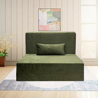 Compresser Canapé Moderne Mini Loisirs Canapé-Lit pour Lecture Coin Plancher Enfants Chambre Lavable Couverture pour Petite Chambre
