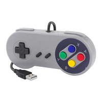 Mando de Juego USB Retro con Cable para Linux, SNES, PC, NESPi, RetroPie, Windows, Raspberry Pi 4B, 3B+, 3B