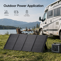 Panneau solaire pliable 200W 400W, chargeur solaire portable pour camping, camping-car, station d'alimentation extérieure