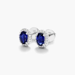 Brilliant 925 Sterling Silver Moissanite Diamond Stud <b>Earrings</b> Luxury <b>Fine</b> Jewelry for Women Wedding Birthday Anniversary - Product Image 1