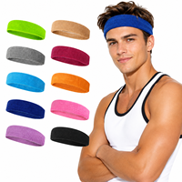 Bandeau élastique respirant pour le sport, idéal pour la course et l'entraînement, pour hommes et femmes
